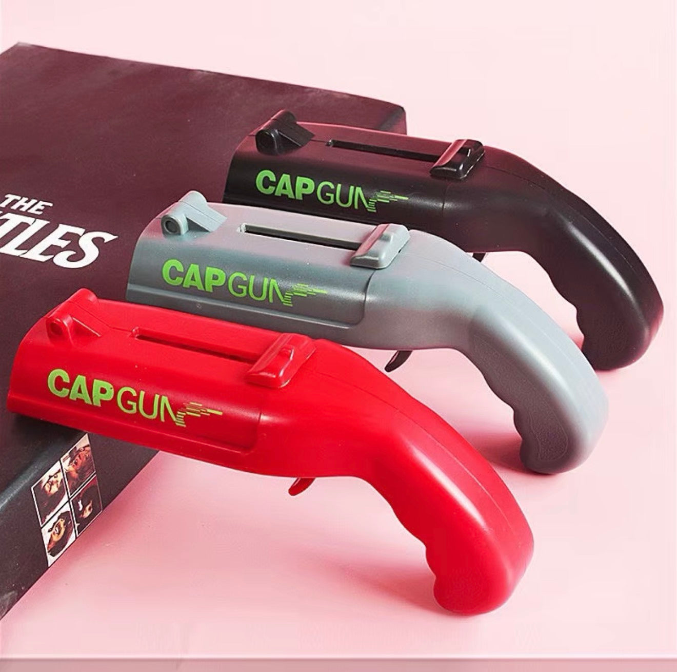 Creative pistol-shaped beer bottle opener toy