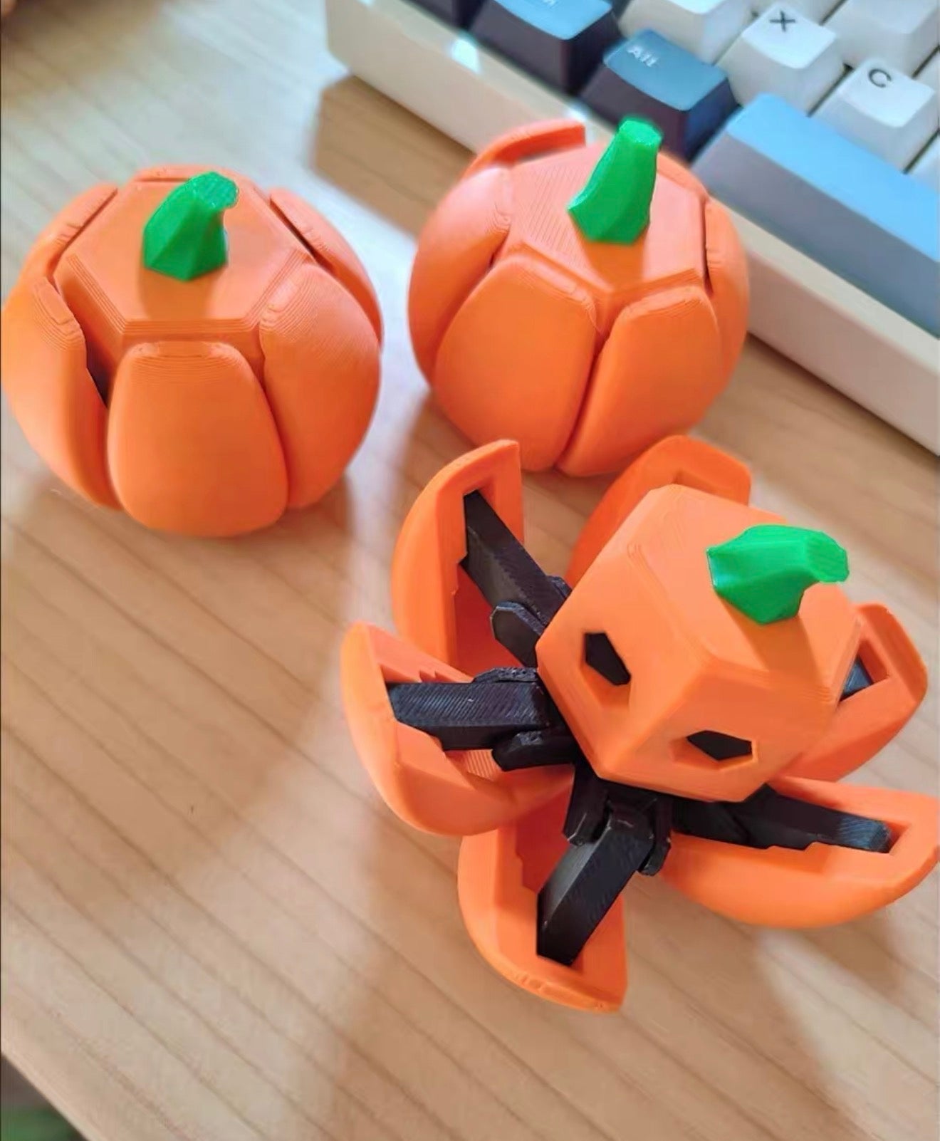 Halloween-style transformed pumpkin decorative toy