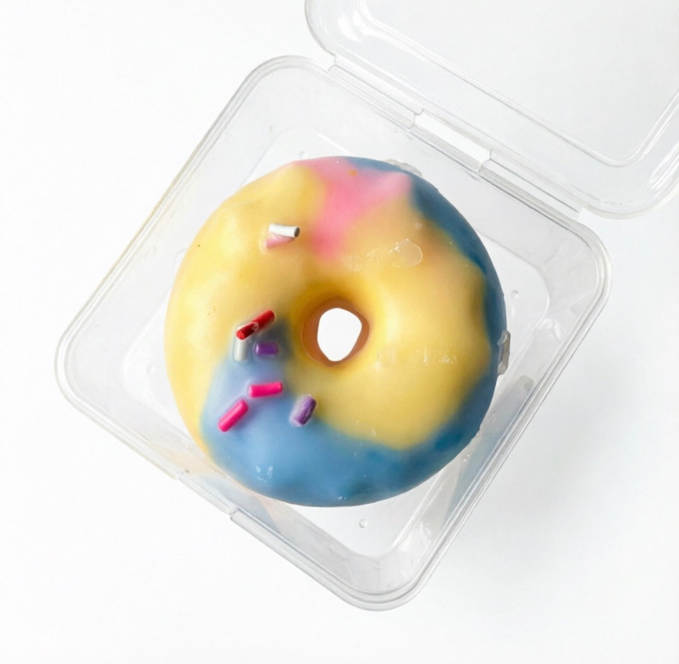 Doughnut-shaped stress-relieving hand-painted toy