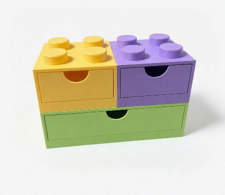 Lego-style building block creative storage box