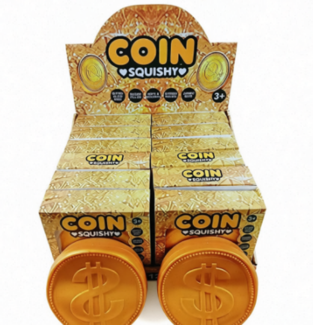 US Dollar Gold Coin Press-and-Play Stress Relief Toy