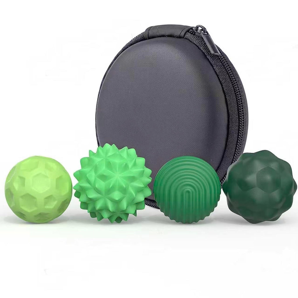 Magnetic Sensory Fidget Balls – Textured Pocket Fidget Toy with Carrying Case