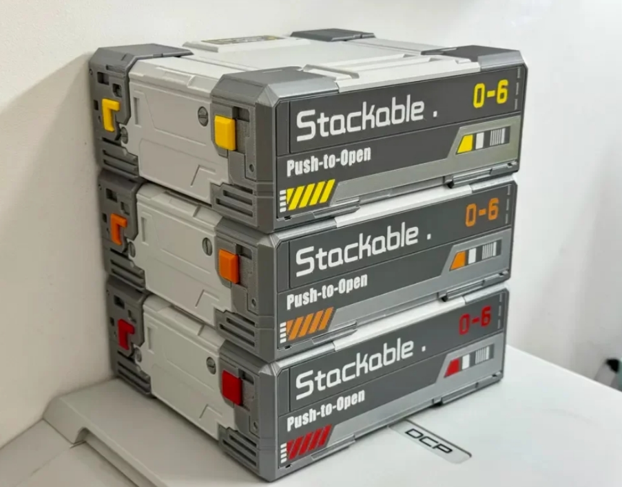 Mechanical Suit Sci-Fi Style Desktop Storage Box