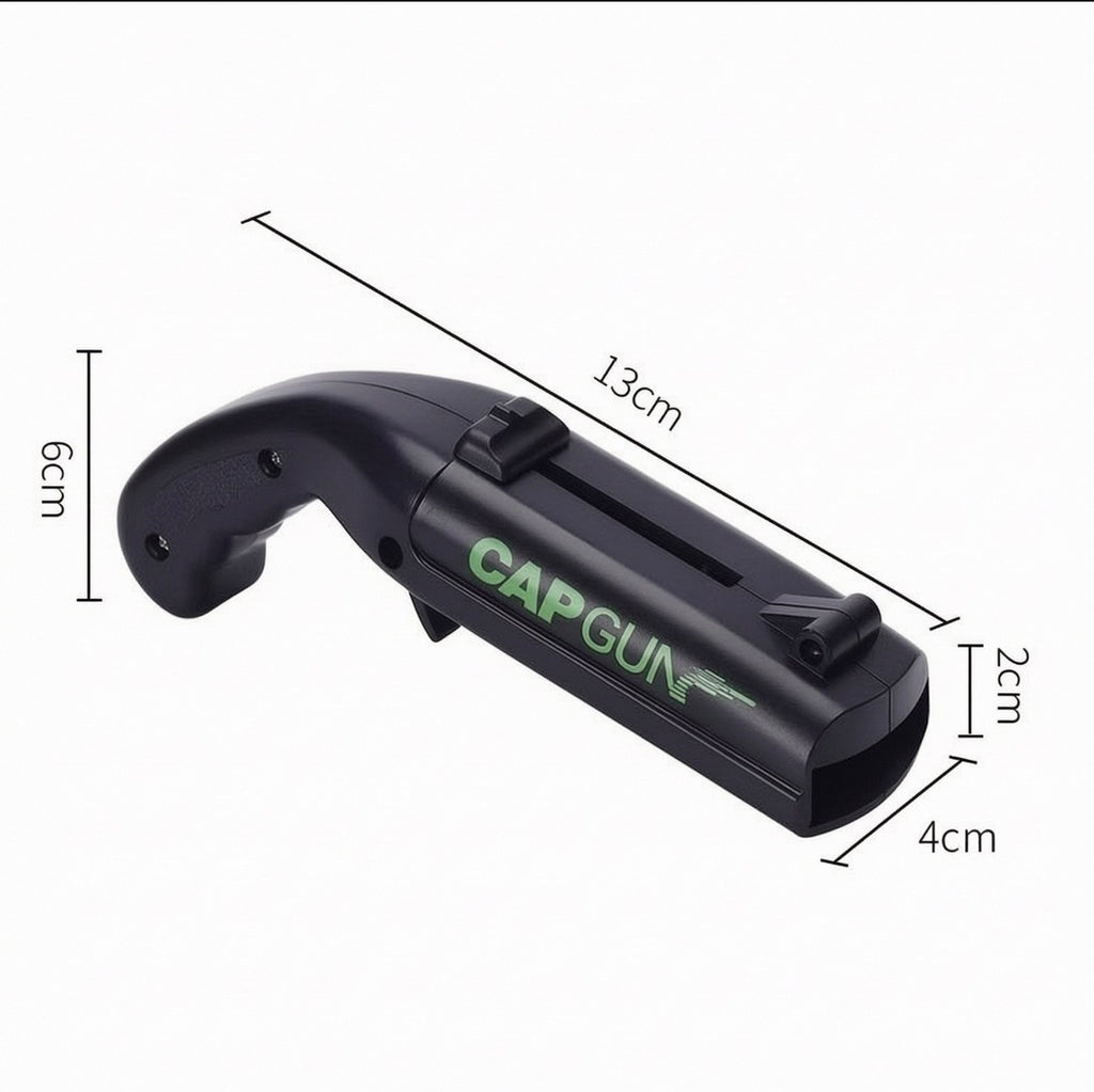 Creative pistol-shaped beer bottle opener toy