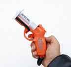 Science fiction style hand cannon launcher