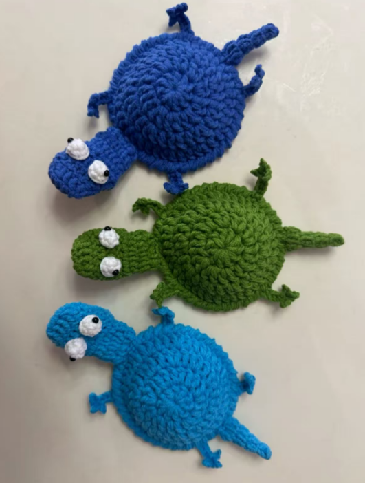 Custom Handmade woven frog funny-style coasters