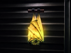 Glowing Hanging Bat Halloween Light – Gothic Outdoor Porch & Wall Decoration