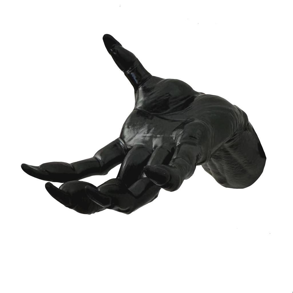Halloween decorations, wall mounted creepy hands, life-size horror hands for gothic wall decoration to place candles