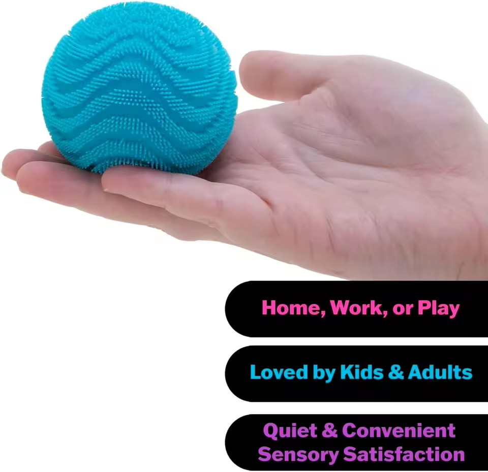 Textured Fuzz Ball – Sensory Fidget & Stress Relief Toy
