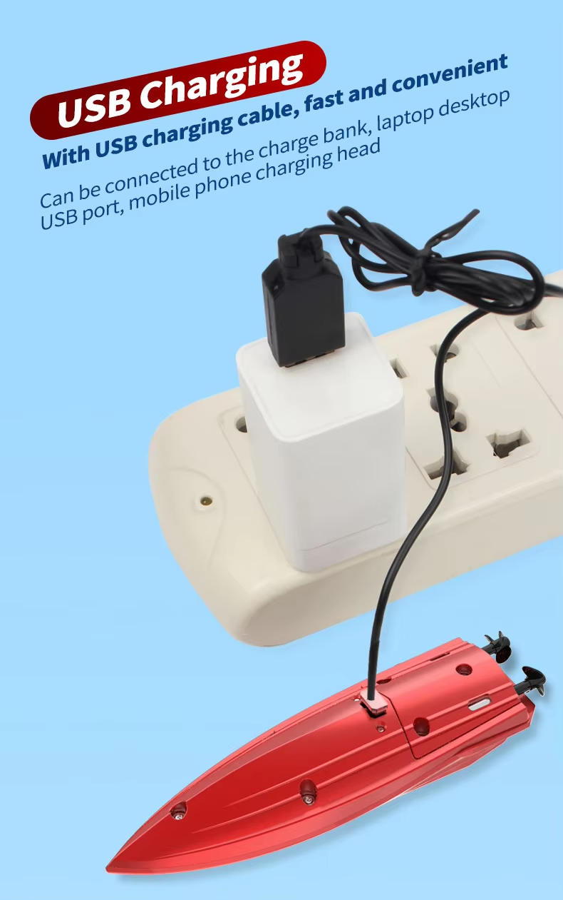 Pocket-Size RC Speed Boat – 2.4GHz Mini Racing Boat