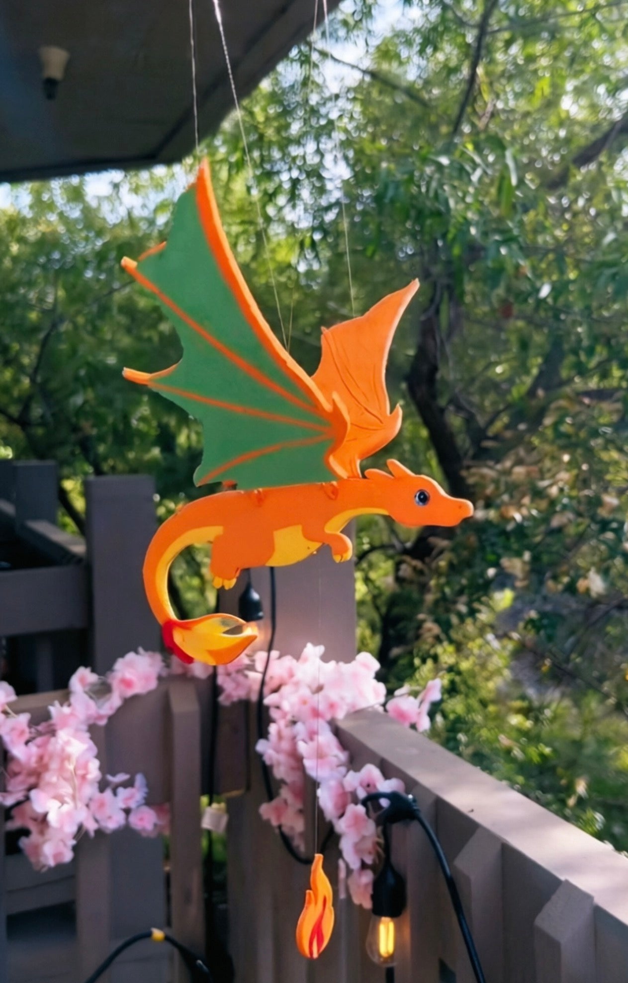 Creative Fire-breathing Dragon Pendant Toy