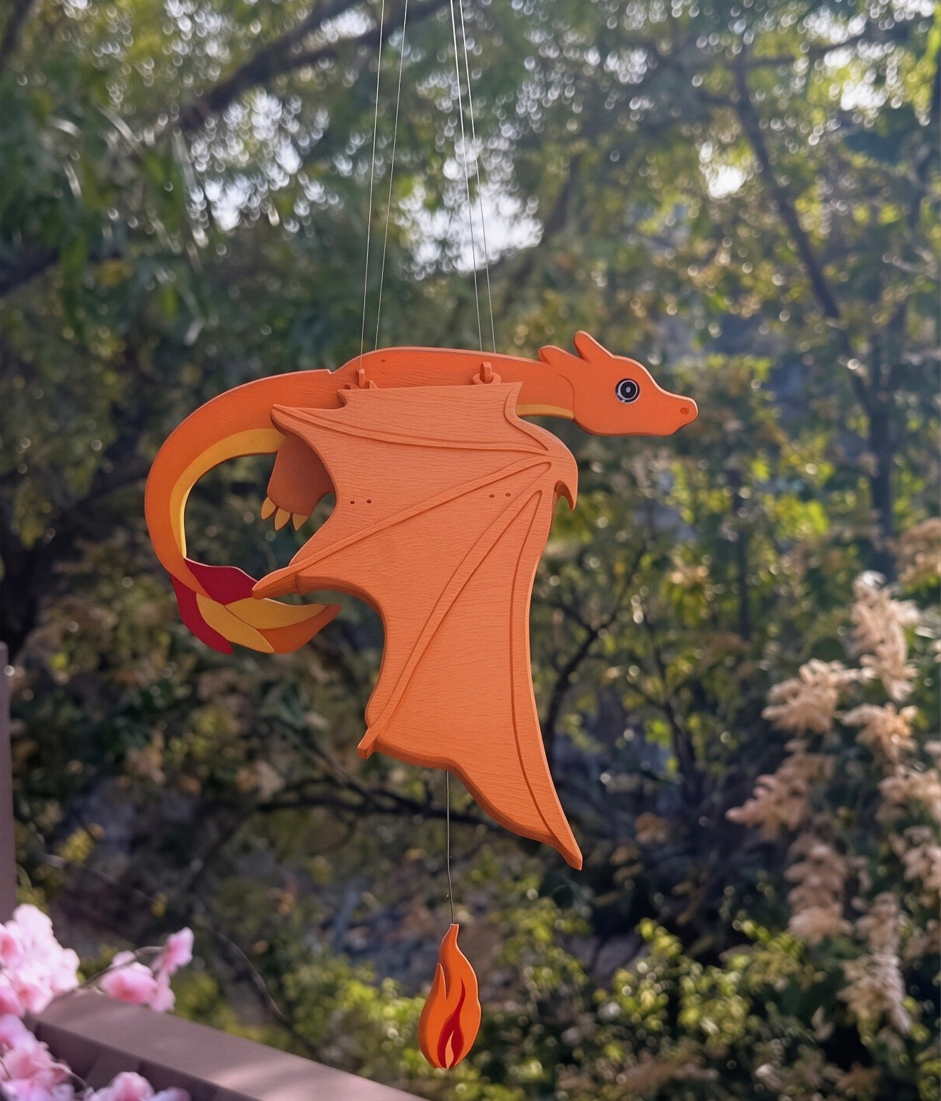 Creative Fire-breathing Dragon Pendant Toy