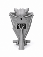 Glowing Hanging Bat Halloween Light – Gothic Outdoor Porch & Wall Decoration