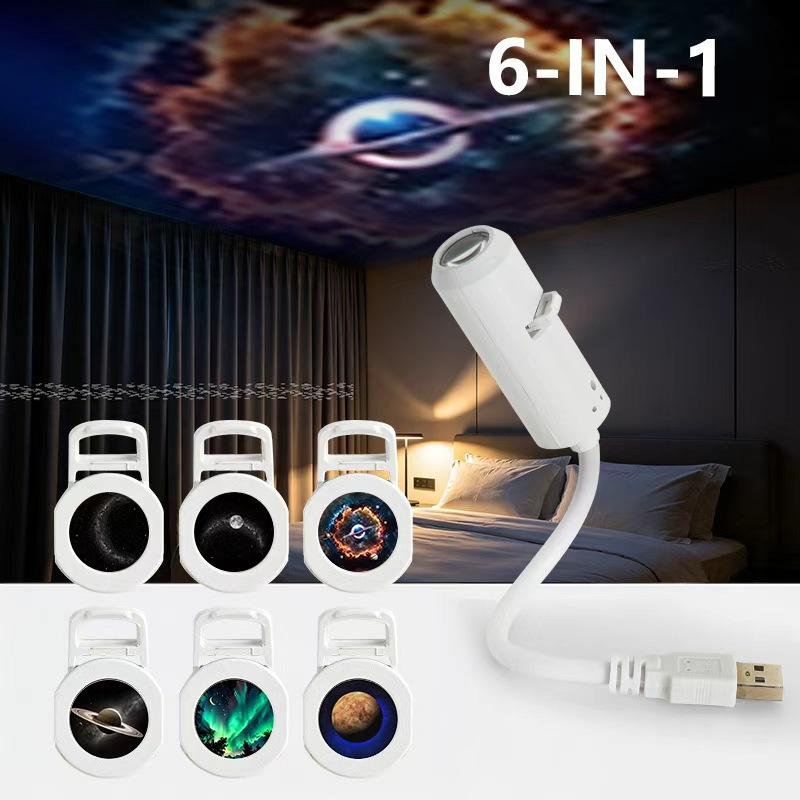 USB Starry Night Projector – Mini Galaxy & Pattern Projection Light
