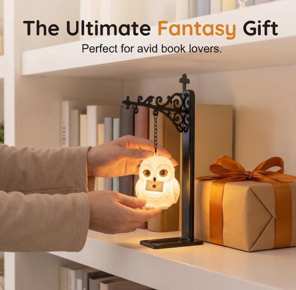 Warm Wind Owl Bookshelf Small Chandelier