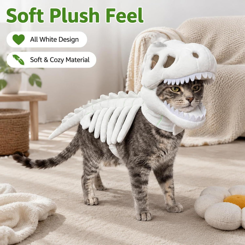Pet Clothing  cos dinosaur skeleton