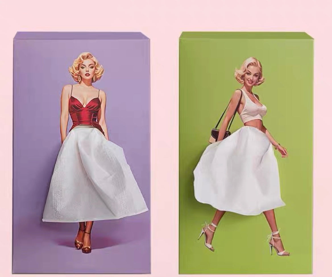 Female star style tissue box