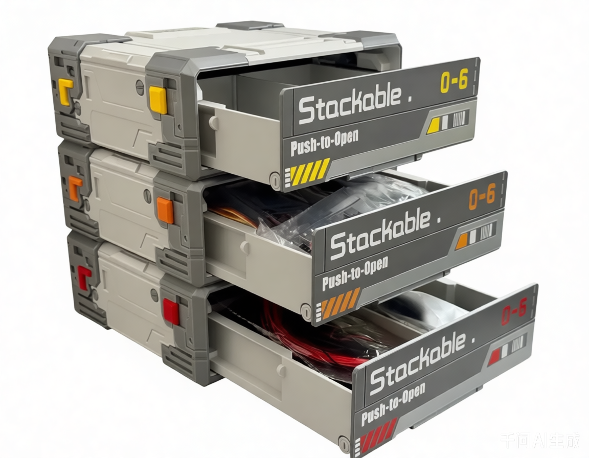 Mechanical Suit Sci-Fi Style Desktop Storage Box