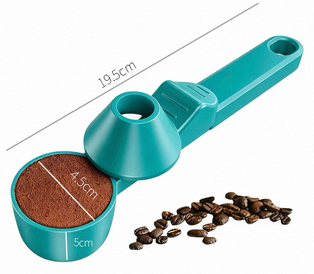 Creative style multi-functional sliding scale measuring spoon