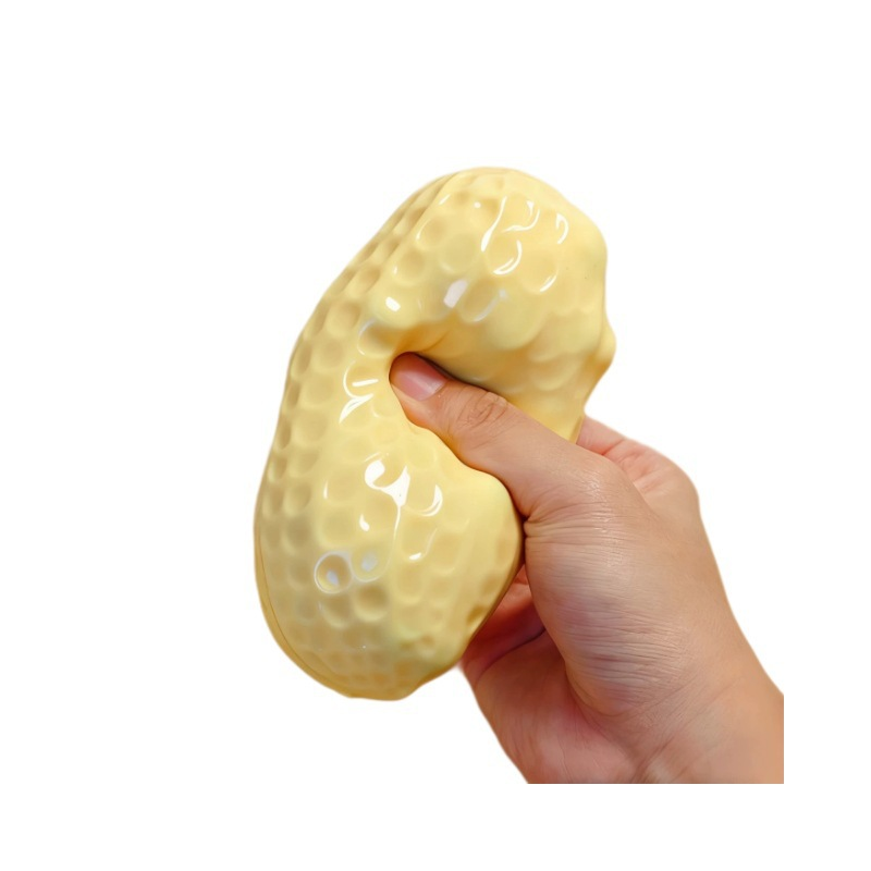 Peanut Squishy Fidget Toy – Stretch & Squeeze Stress Reliever