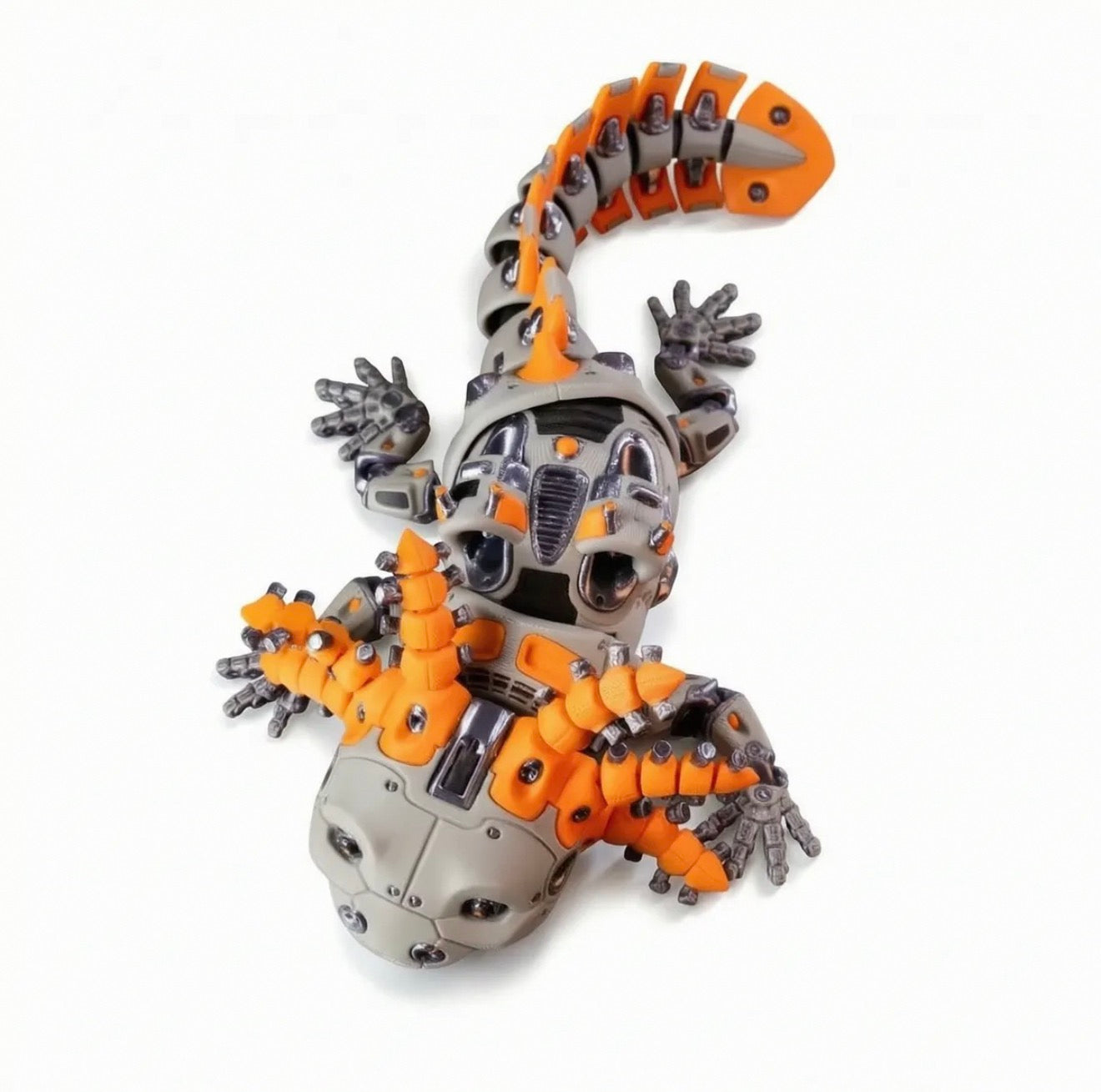 Joint-movable salamander model toy