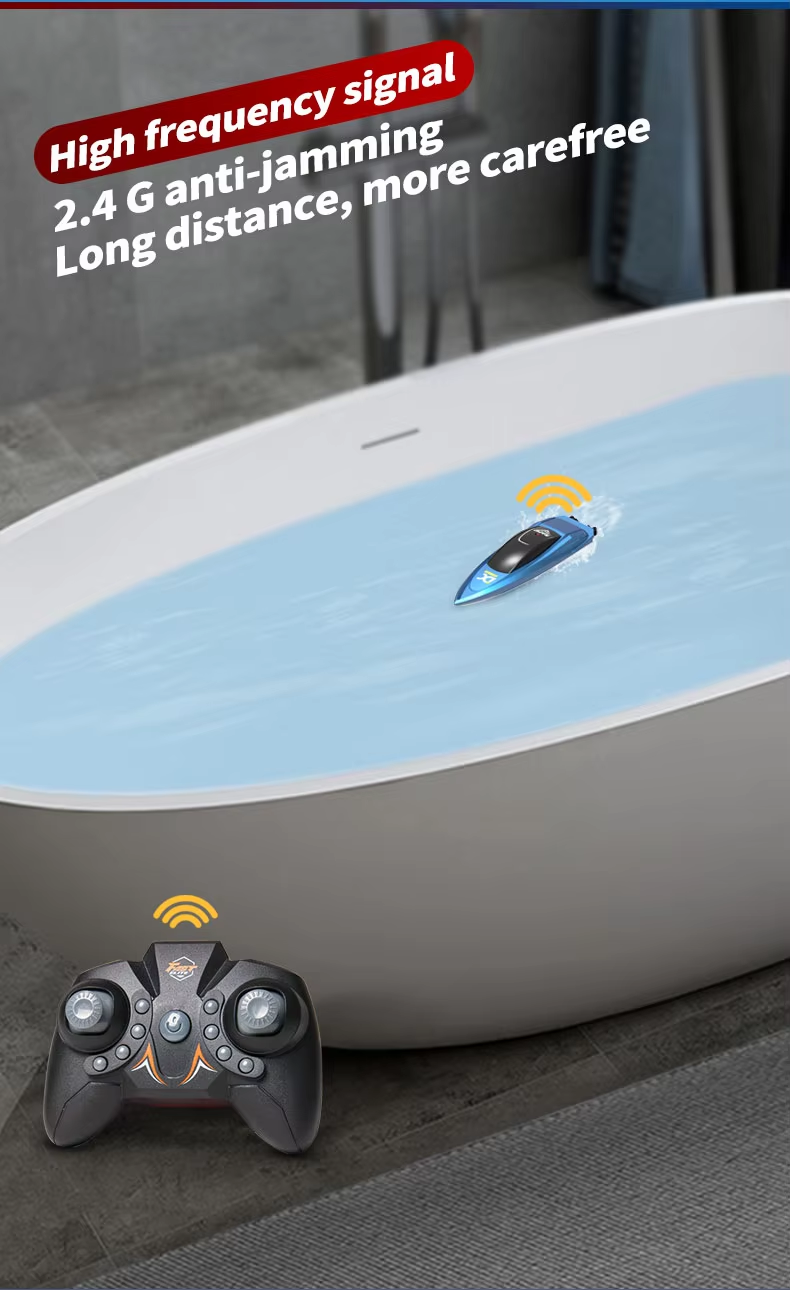 Pocket-Size RC Speed Boat – 2.4GHz Mini Racing Boat