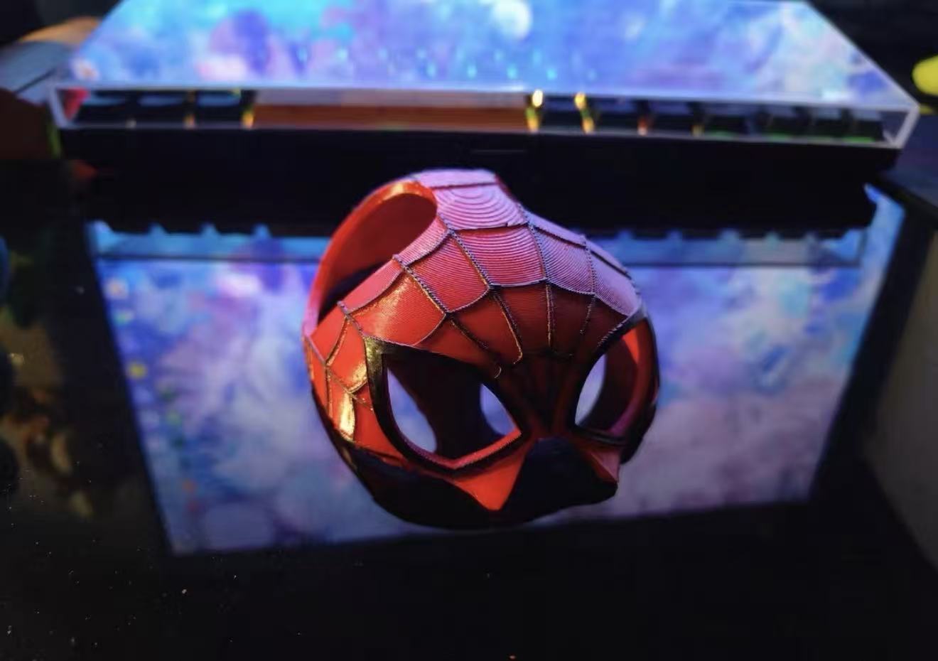 Superhero-style Spider Hero Pet Mask
