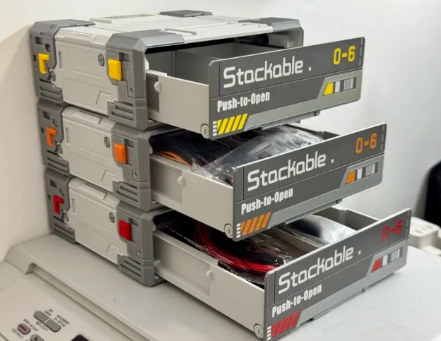 Mechanical Suit Sci-Fi Style Desktop Storage Box