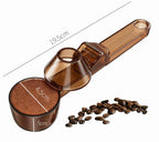 Creative style multi-functional sliding scale measuring spoon