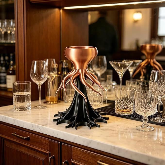 Creative Octopus Style Wine Glass Set