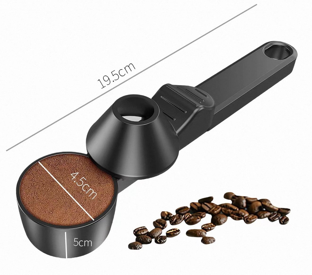 Creative style multi-functional sliding scale measuring spoon