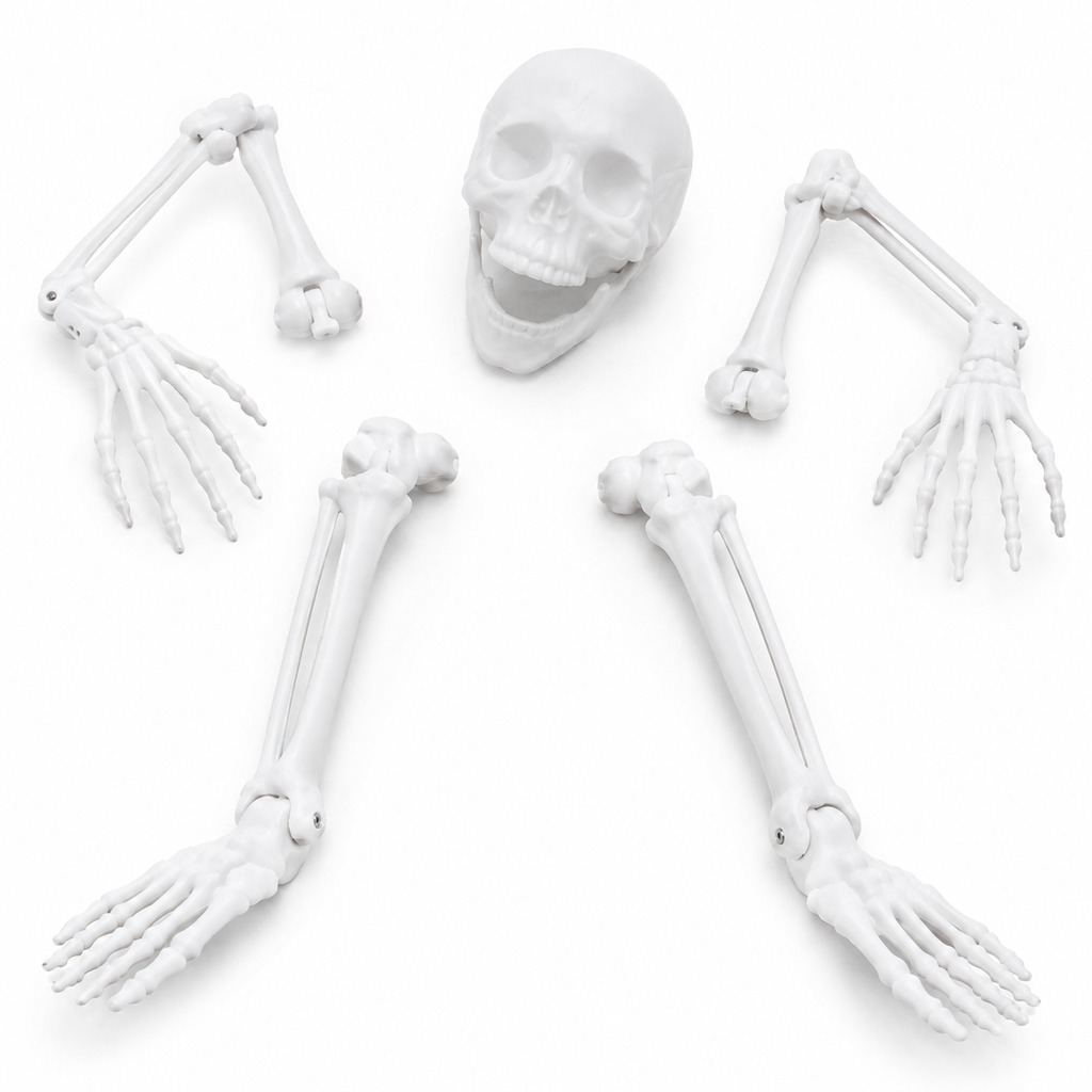 Halloween Buried Skeleton Yard Decor – Outdoor Creepy Skeleton Decoration for Lawn & Garden