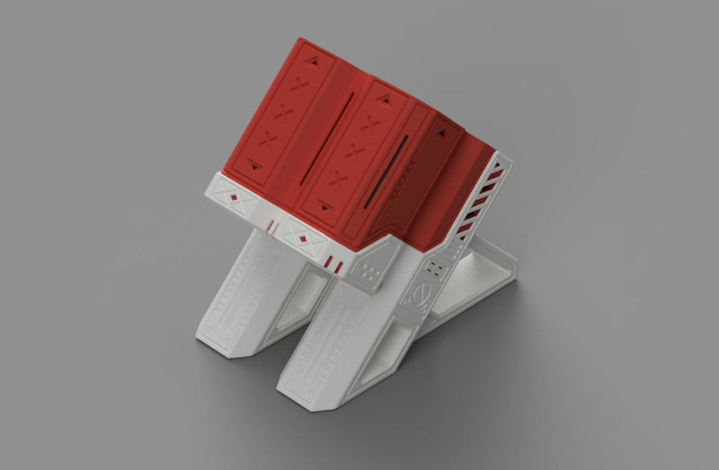 Military-style anti-aircraft gun pen holder storage box