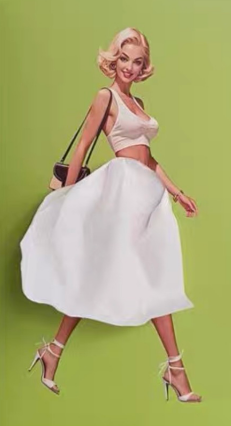 Female star style tissue box