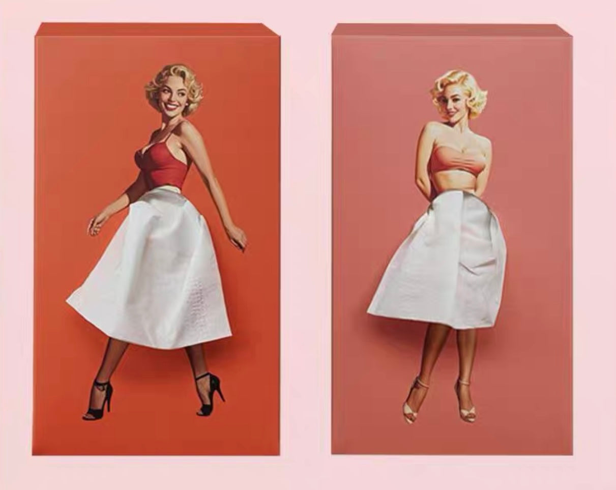 Female star style tissue box
