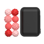 Magnetic Sensory Fidget Balls – Textured Pocket Fidget Toy with Carrying Case