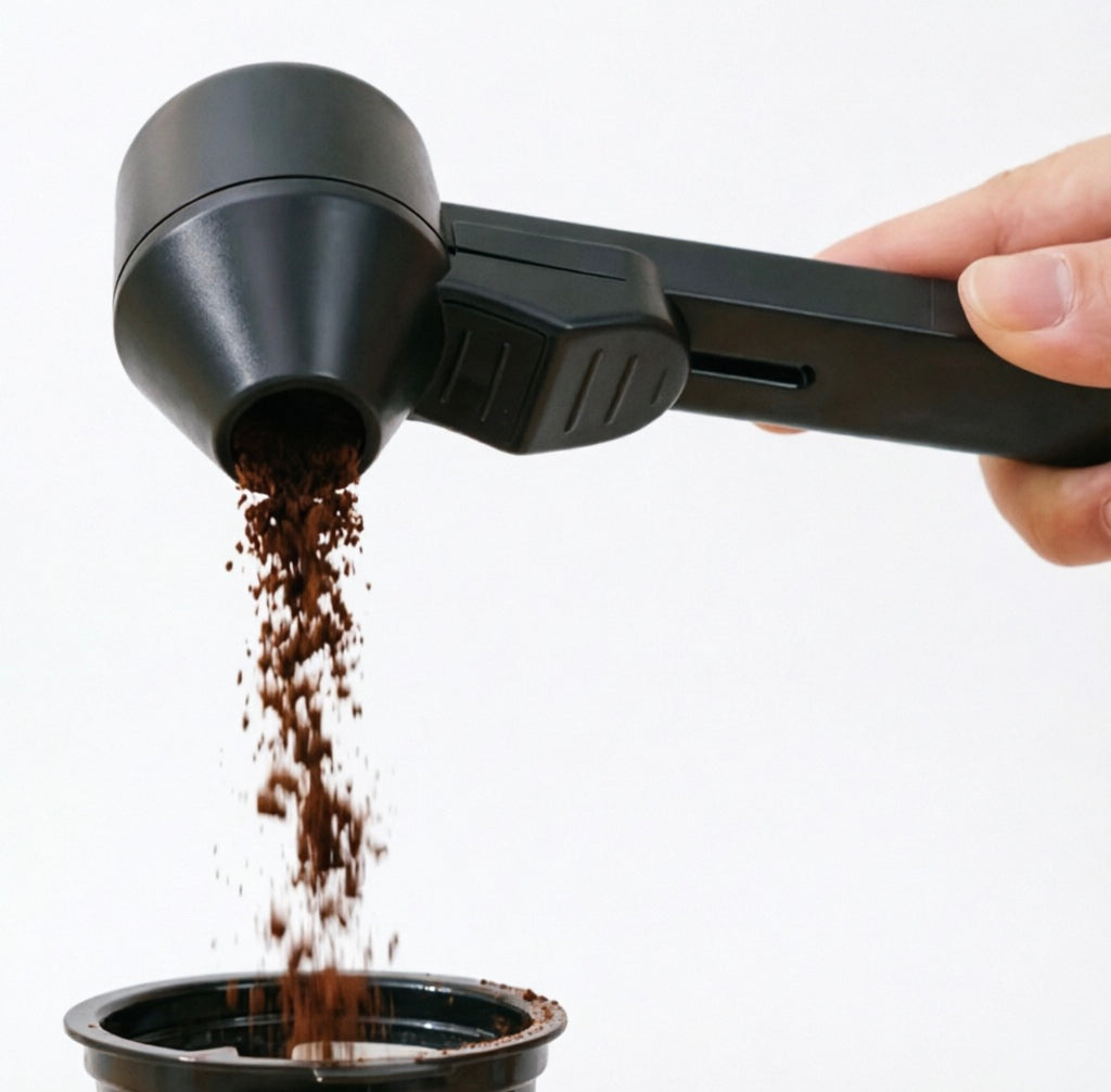 Creative style multi-functional sliding scale measuring spoon