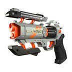 Mechanical armor style science fiction revolver Apex