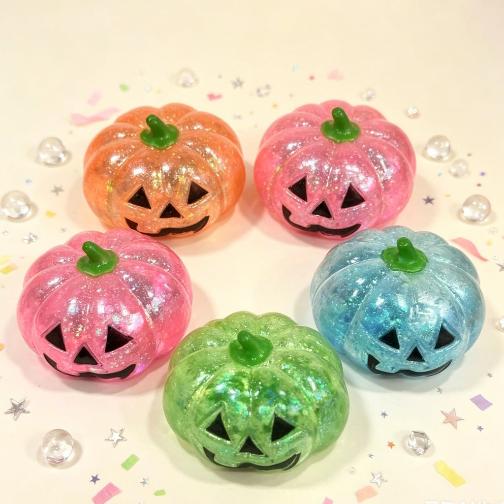 Halloween-themed pranks on pumpkins for stress relief toys