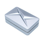 Metal-style poker card finger toy