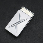 Metal-style poker card finger toy