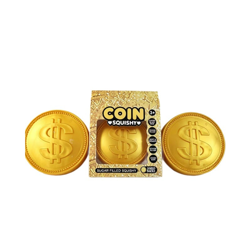 US Dollar Gold Coin Press-and-Play Stress Relief Toy