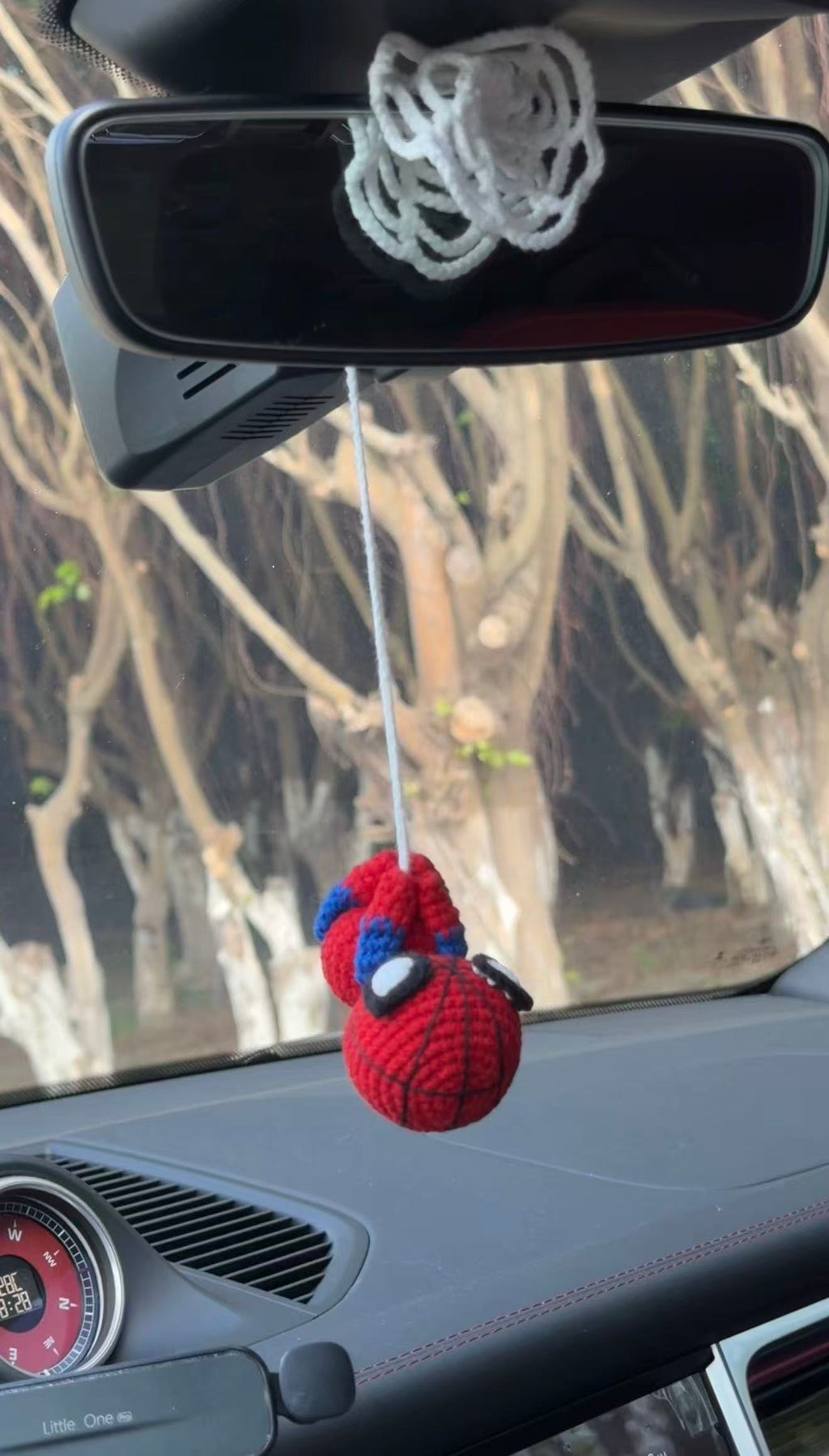 Custom Handmade woven superhero car pendant