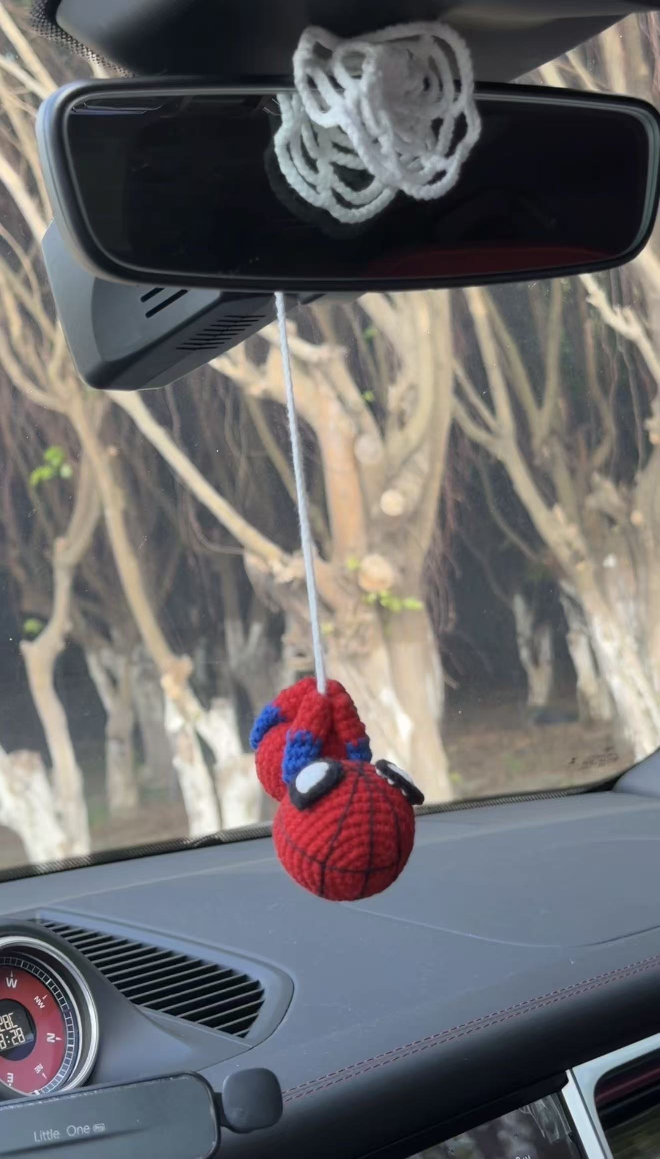 Custom Handmade woven superhero car pendant