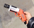 Science fiction style hand cannon launcher