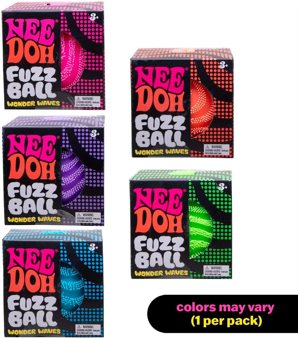Textured Fuzz Ball – Sensory Fidget & Stress Relief Toy