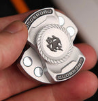 Alloy series push-button fingertip gyro toy
