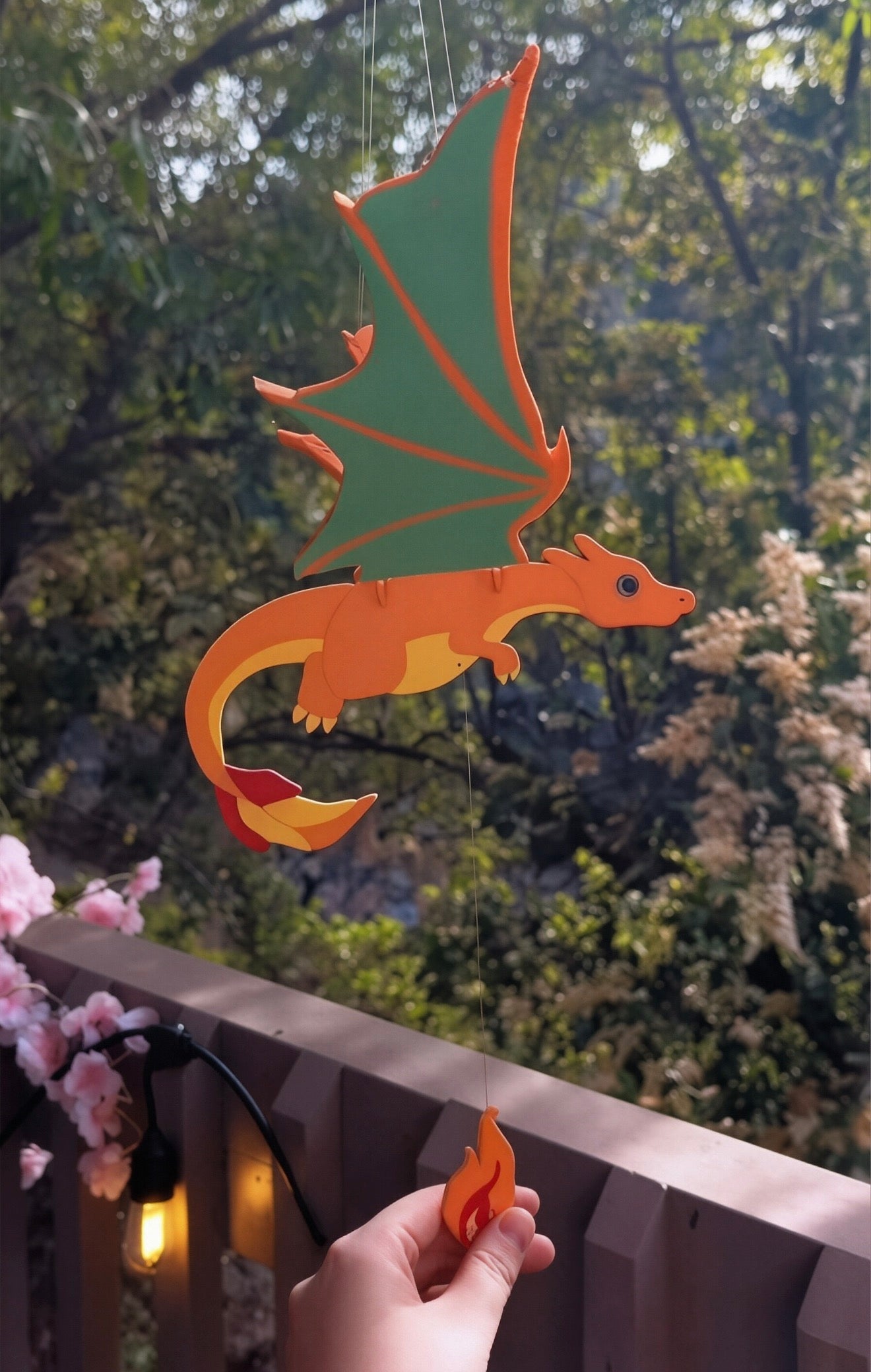 Creative Fire-breathing Dragon Pendant Toy