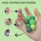 Magnetic Sensory Fidget Balls – Textured Pocket Fidget Toy with Carrying Case