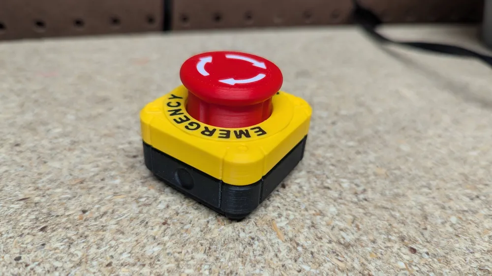 Emergency Button Clicker Fidget Toy – Press & Twist Stress Relief Desk Toy